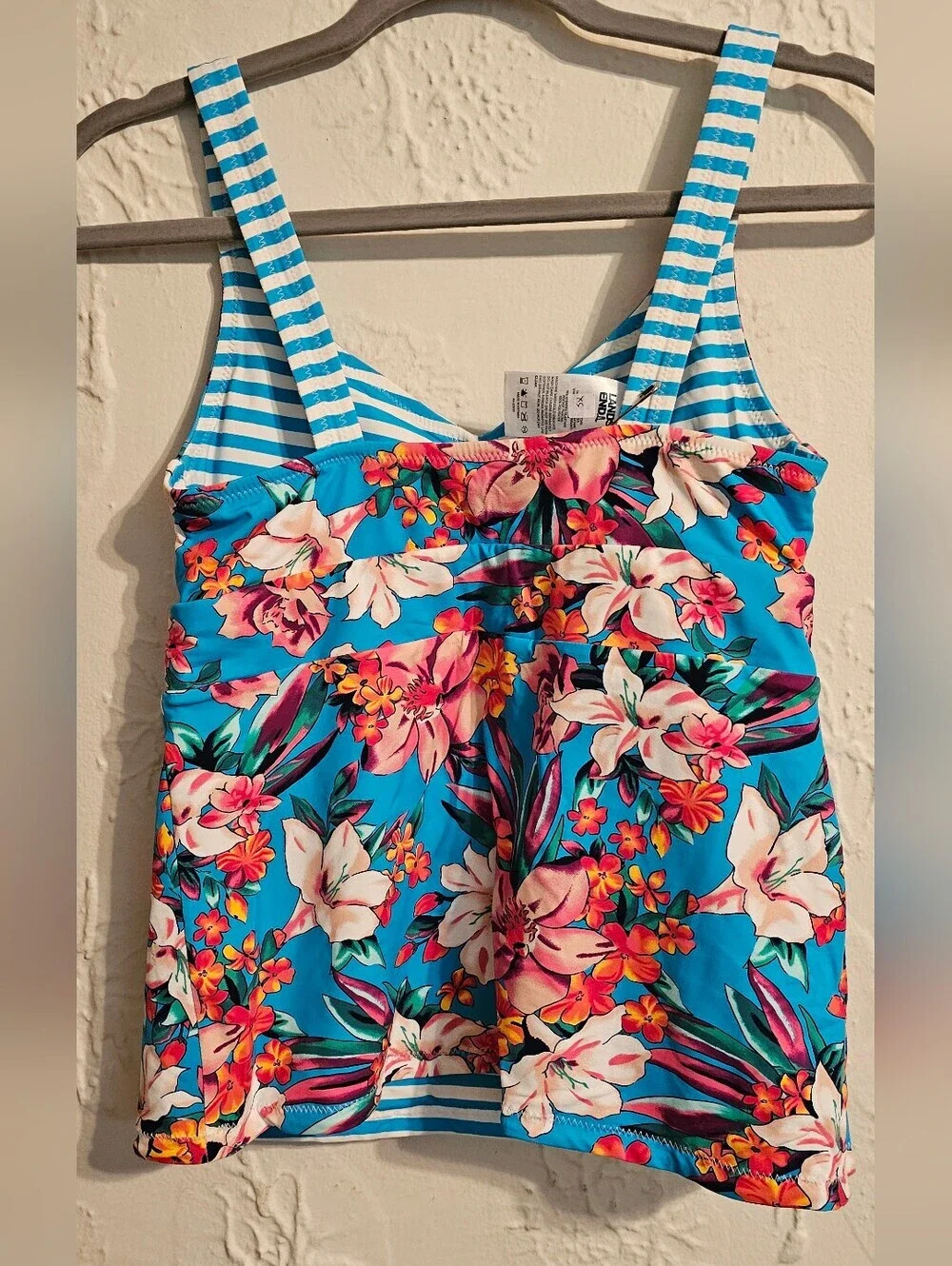 Lands' End Reversible Women's Tankini Swim Size XS